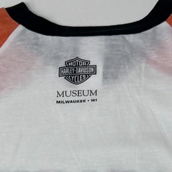 NWOT Harley Davidson Short Sleeve Raglan Graphic Tee Small - Picture 6 of 6
